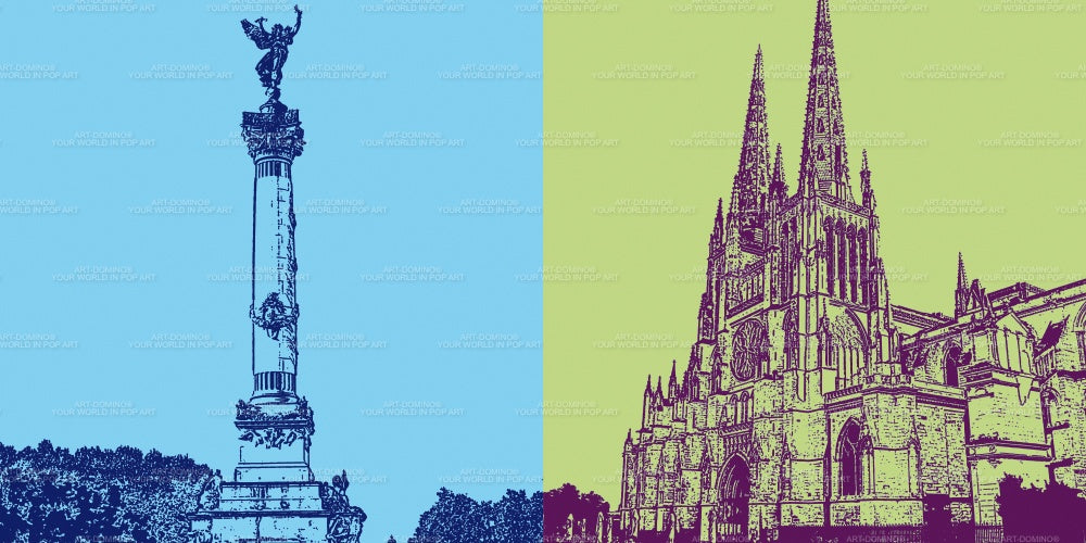 Leinwandbild Classics - Frankreich - Bordeaux - 110-10