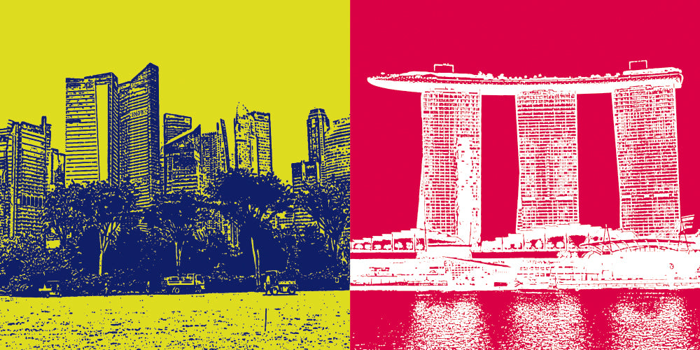Leinwandbild Classics - Singapur - 120-05