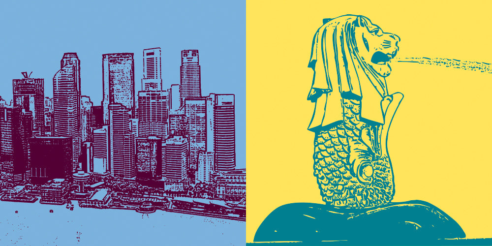 Leinwandbild Classics - Singapur - 120-06