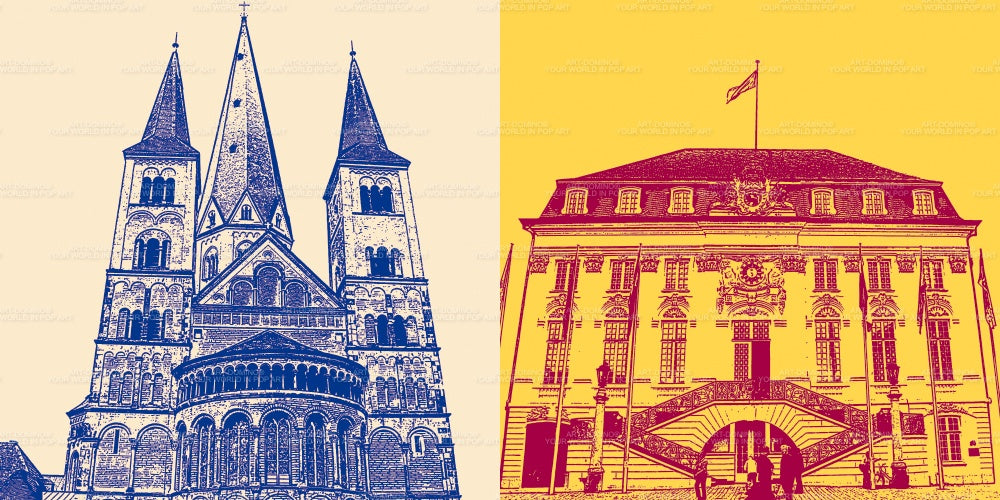 Leinwandbild Classics - Deutschland - Bonn - 20107
