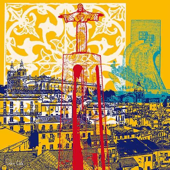 Peinture acrylique - Collage - Portugal - Lisbonne - 02