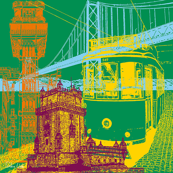 Berlin - Acrylic Painting - Collage - 04