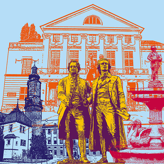 Acrylglas - Collage - Deutschland - Weimar - 01