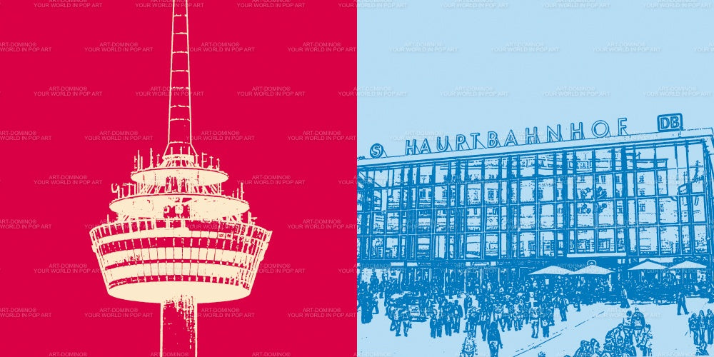 Tableau sur toile Classiques - Allemagne - Cologne - 2128