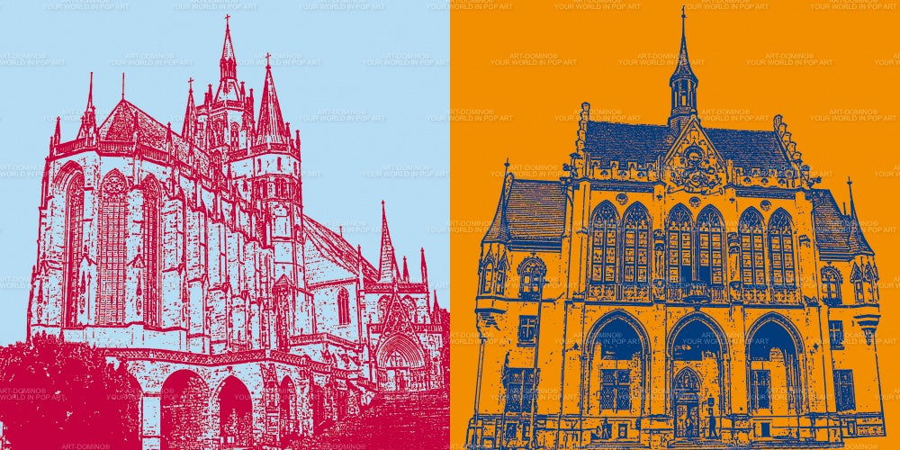 Leinwandbild Classics - Deutschland - Erfurt - 21300