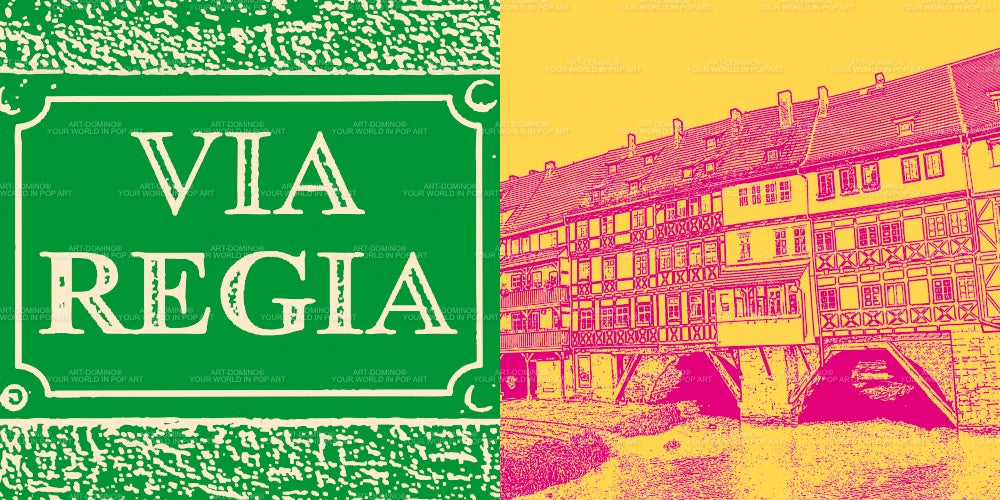 Leinwandbild Classics - Deutschland - Erfurt - 21301