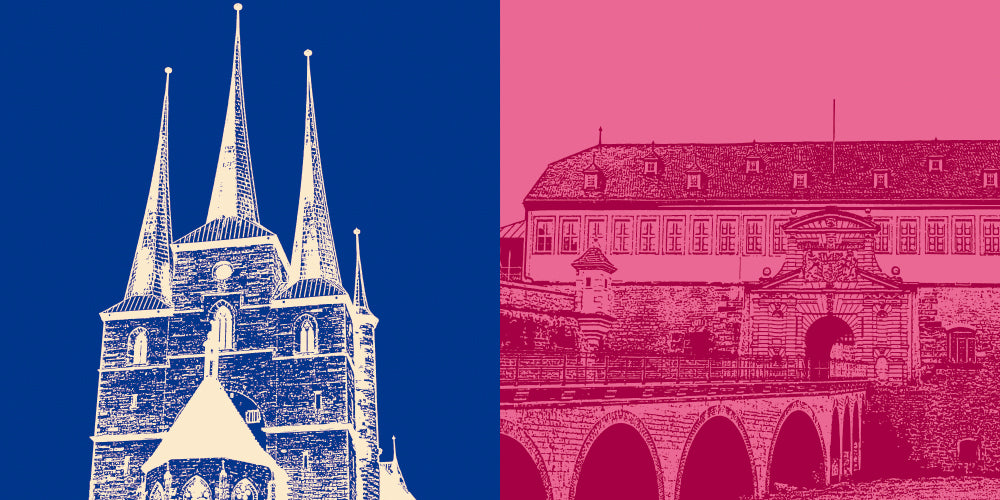 Leinwandbild Classics - Deutschland - Erfurt - 21303