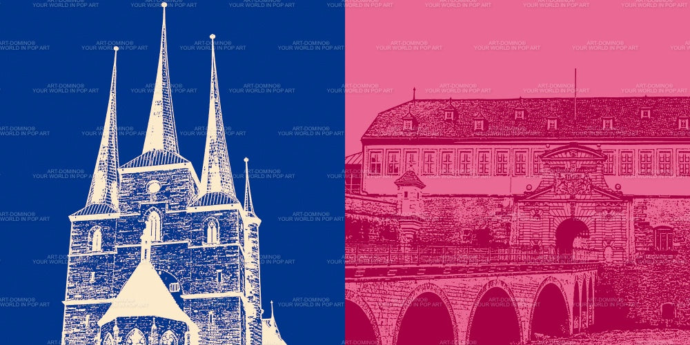 Leinwandbild Classics - Deutschland - Erfurt - 21303