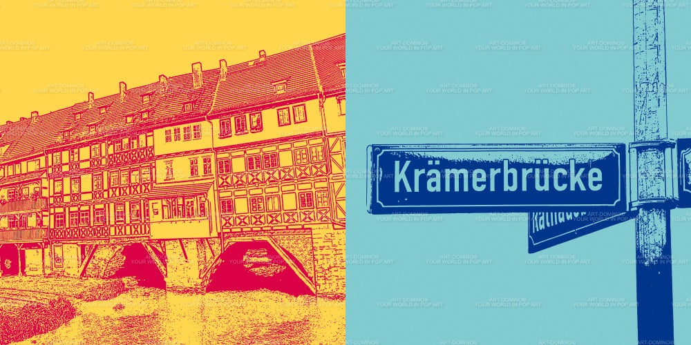 Leinwandbild Classics - Deutschland - Erfurt - 21304