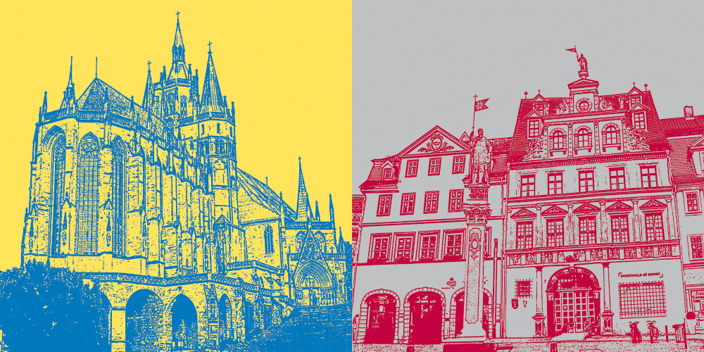 Leinwandbild Classics - Deutschland - Erfurt - 21305