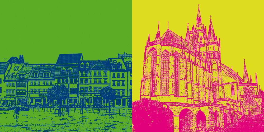 Leinwandbild Classics - Deutschland - Erfurt - 21308