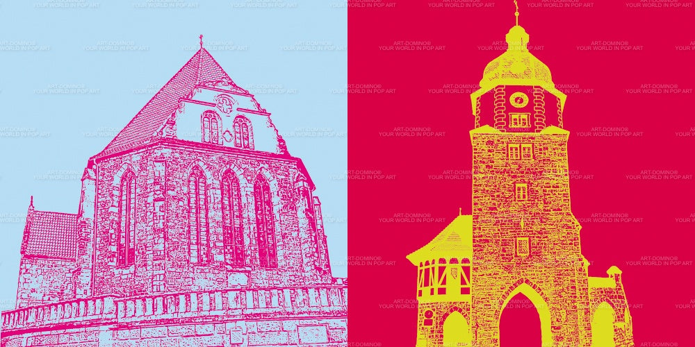 Tableau sur toile Classiques - Allemagne - Arnstadt - 21501