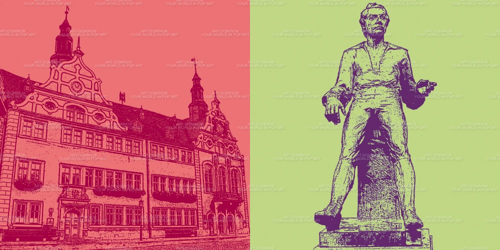 Leinwandbild Classics - Deutschland - Arnstadt - 21505