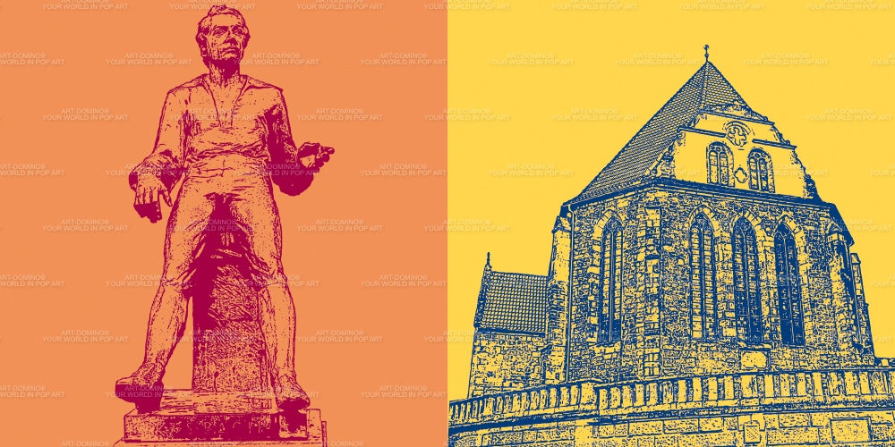 Leinwandbild Classics - Deutschland - Arnstadt - 21508