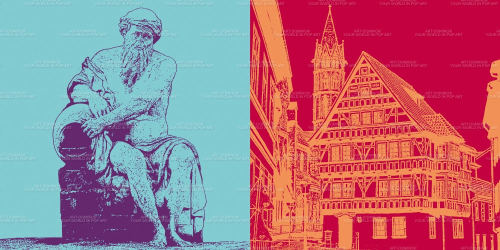 Leinwandbild Classics - Deutschland - Arnstadt - 21509