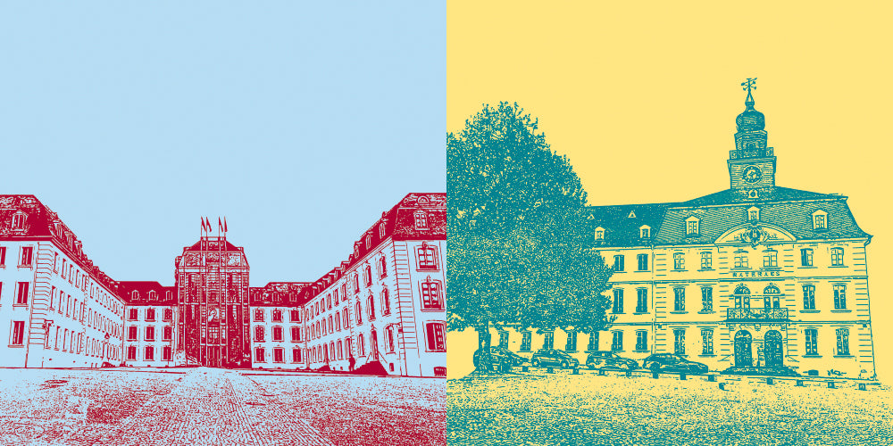 Leinwandbild Classics - Deutschland - Saarbrücken - 21601