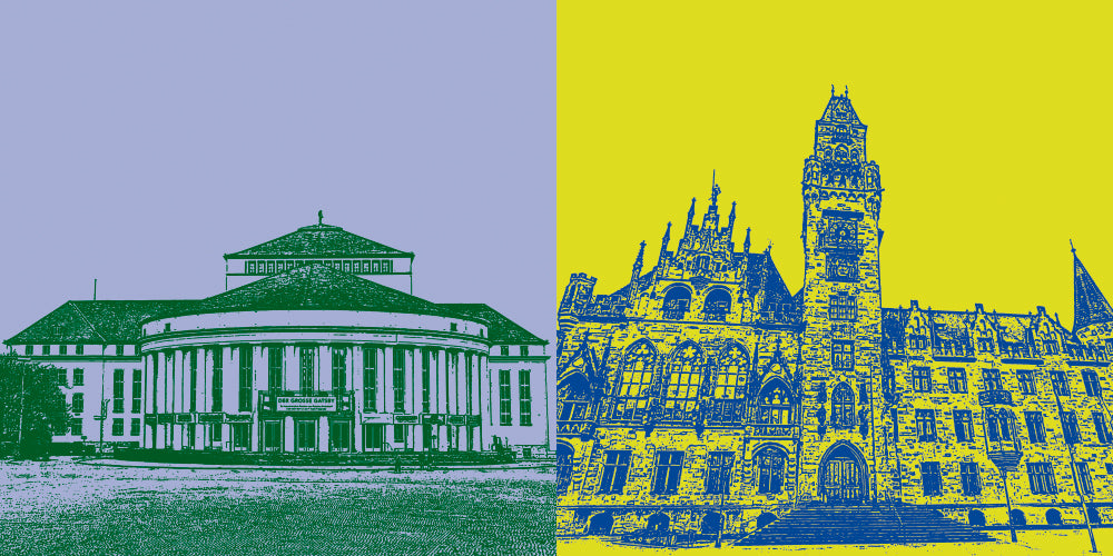 Leinwandbild Classics - Deutschland - Saarbrücken - 21604