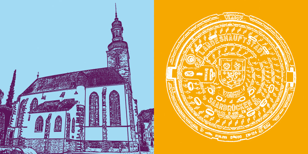 Leinwandbild Classics - Deutschland - Saarbrücken - 21607