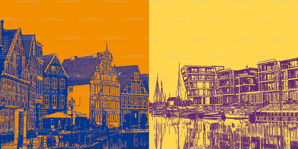 Leinwandbild Classics - Deutschland - Stade - 21903