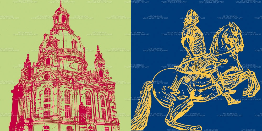 Leinwandbild Classics - Deutschland - Dresden - 2210