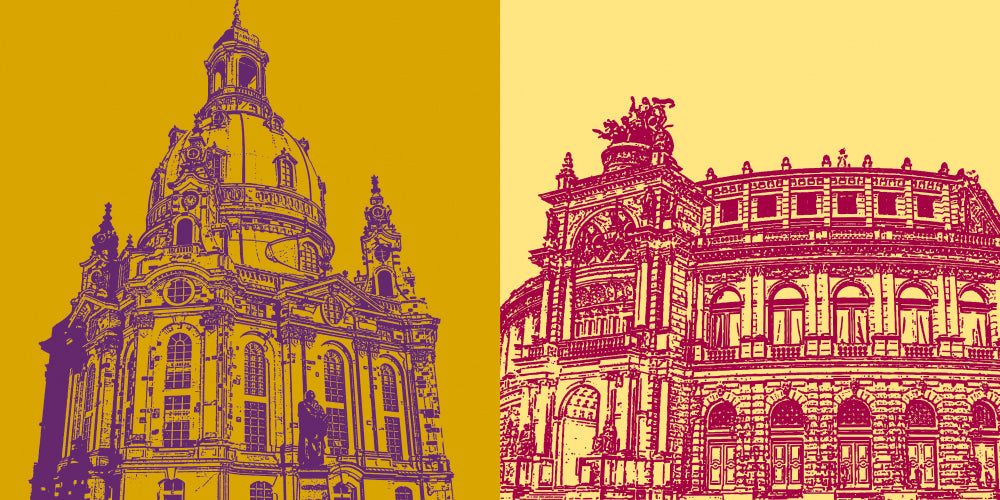 Leinwandbild Classics - Deutschland - Dresden - 2213