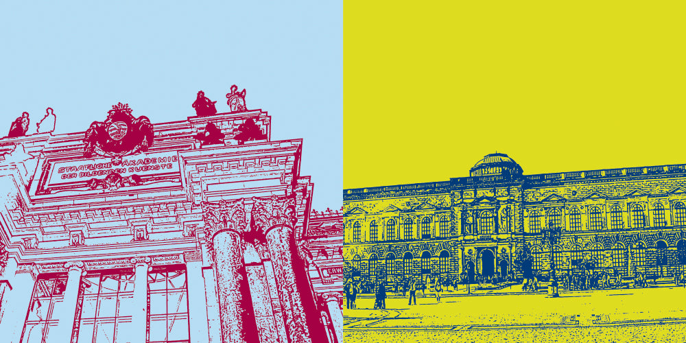 Leinwandbild Classics - Deutschland - Dresden - 2214