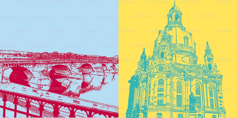 Leinwandbild Classics - Deutschland - Dresden - 2215