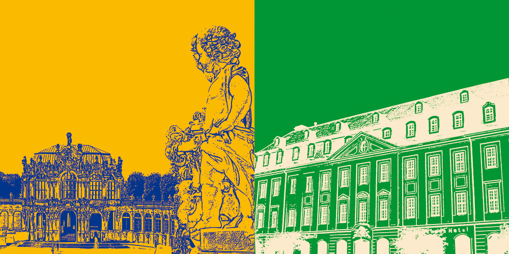 Leinwandbild Classics - Deutschland - Dresden - 2216