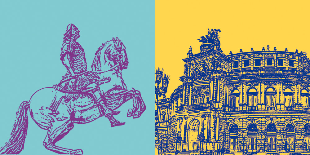 Leinwandbild Classics - Deutschland - Dresden - 2219