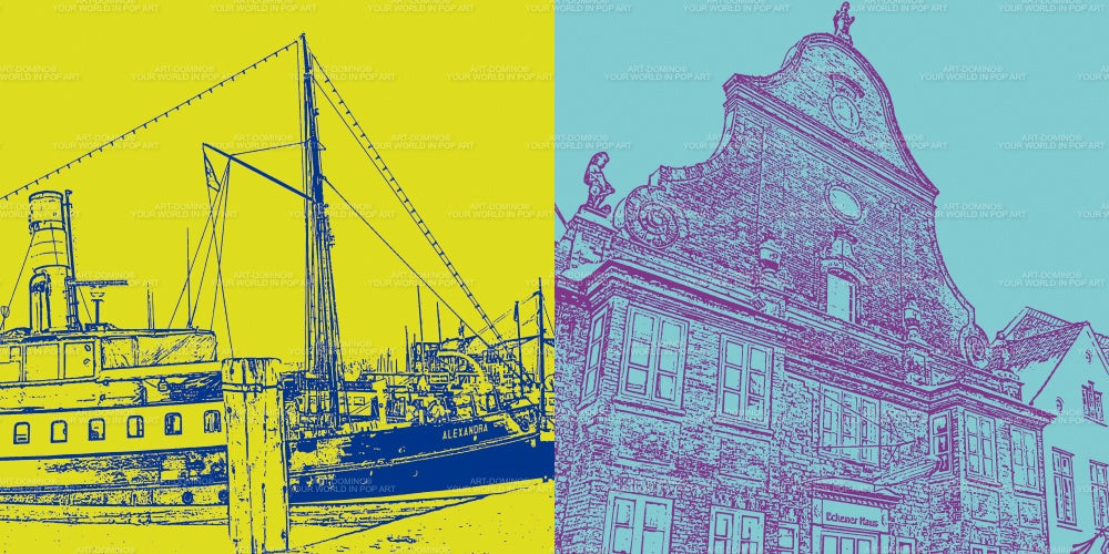 Tableau sur toile Classiques - Allemagne - Flensburg - 2302