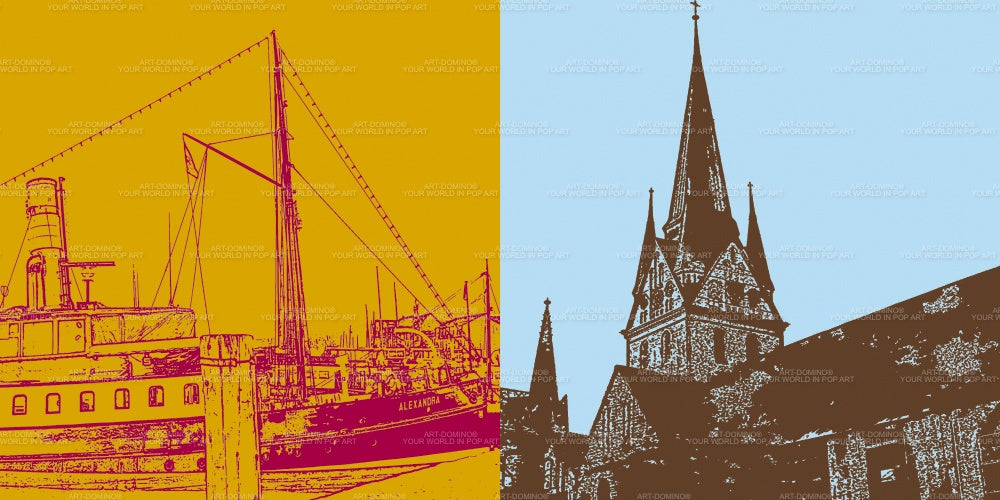 Leinwandbild Classics - Deutschland - Flensburg - 2313