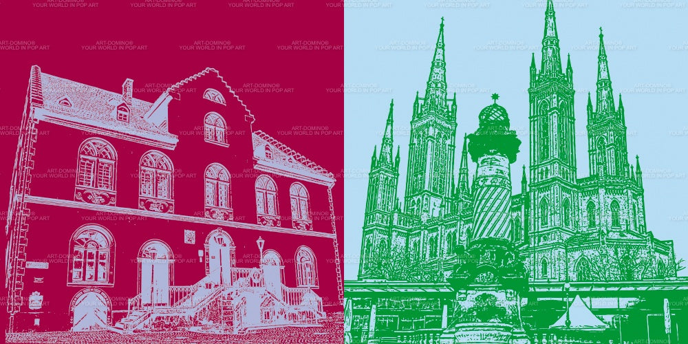 Leinwandbild Classics - Deutschland - Wiesbaden - 2400.305