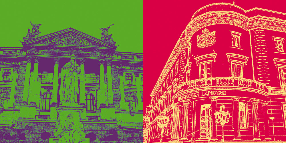 Leinwandbild Classics - Deutschland - Wiesbaden - 2400.319