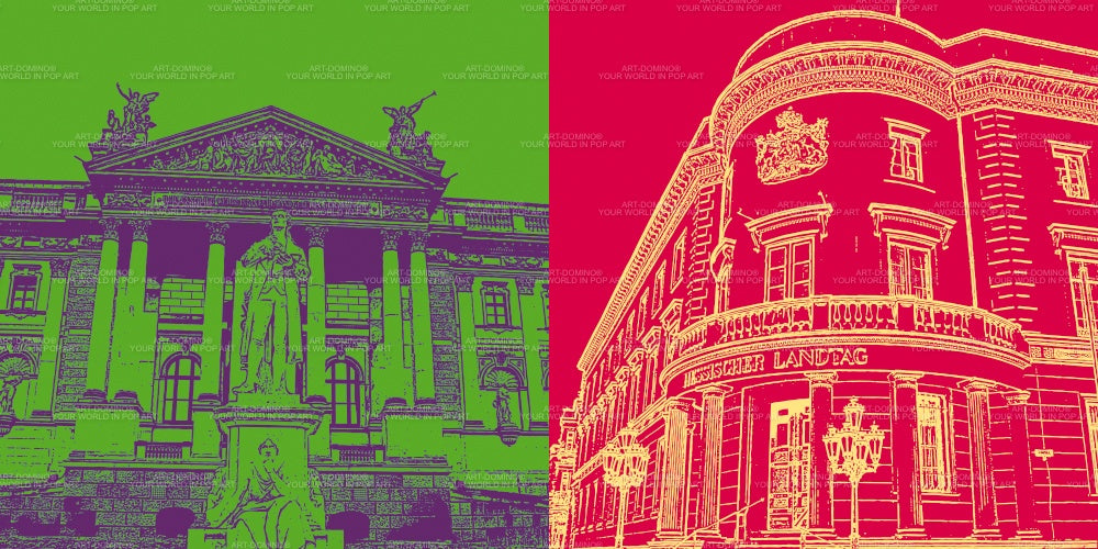 Leinwandbild Classics - Deutschland - Wiesbaden - 2400.319