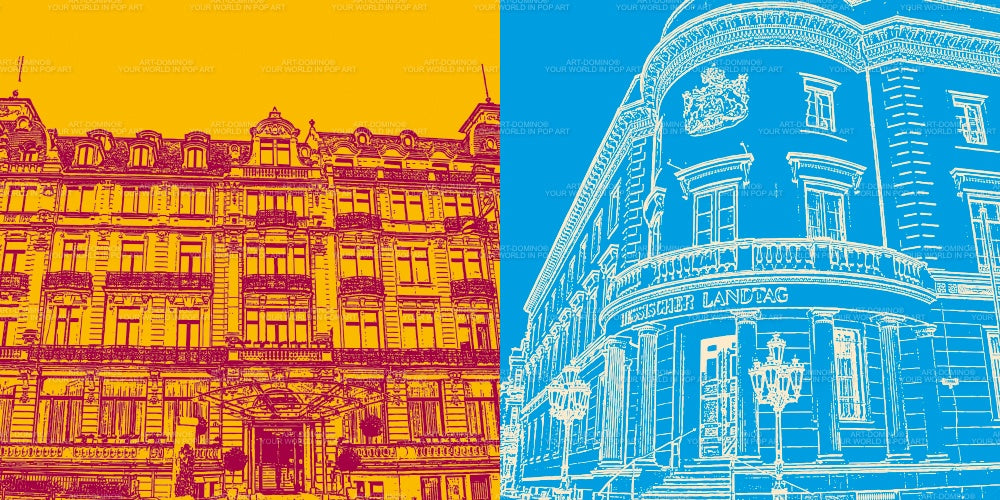 Leinwandbild Classics - Deutschland - Wiesbaden - 2400.320