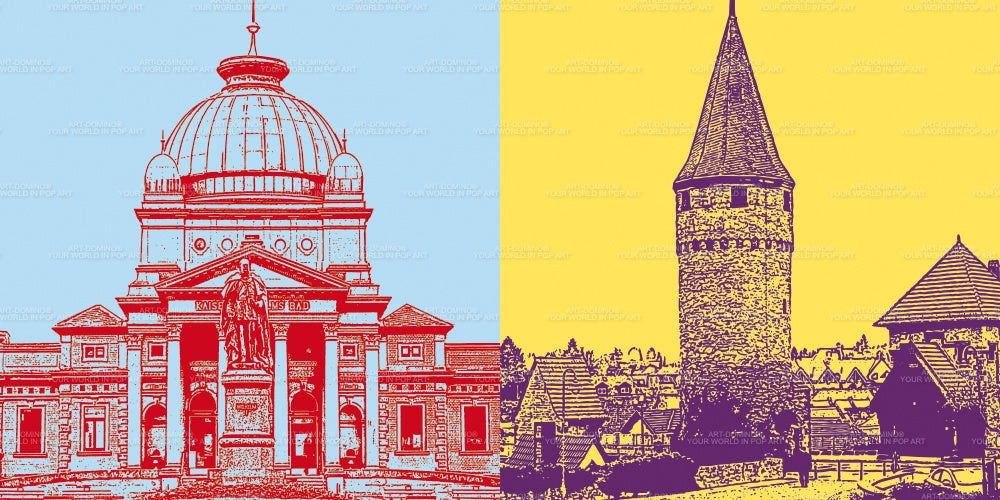 Leinwandbild Classics - Deutschland - Bad Homburg - 2400.407