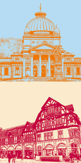 Leinwandbild Classics - Deutschland - Bad Homburg - 2400.410