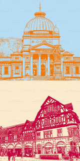 Leinwandbild Classics - Deutschland - Bad Homburg - 2400.410