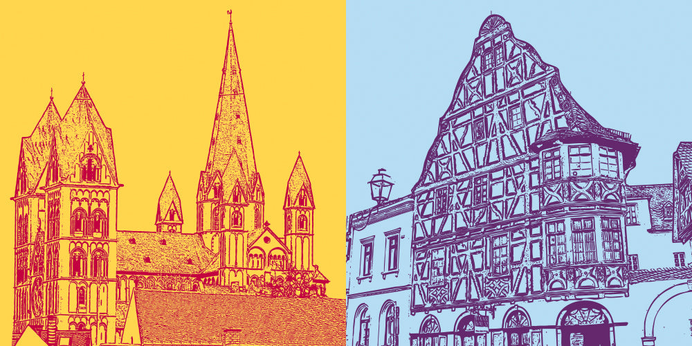 Leinwandbild Classics - Deutschland - Limburg - 2400.500