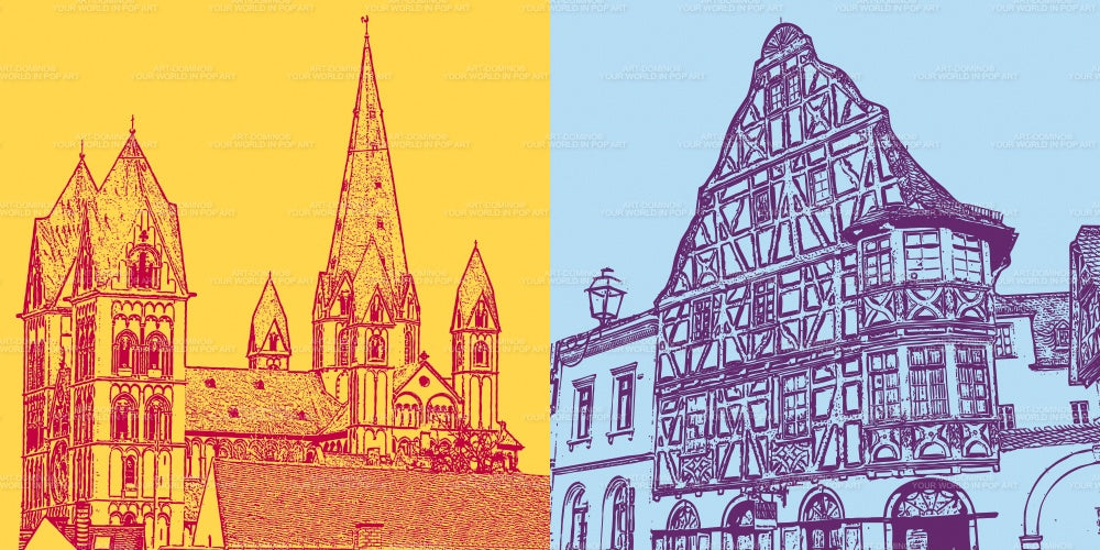 Leinwandbild Classics - Deutschland - Limburg - 2400.500