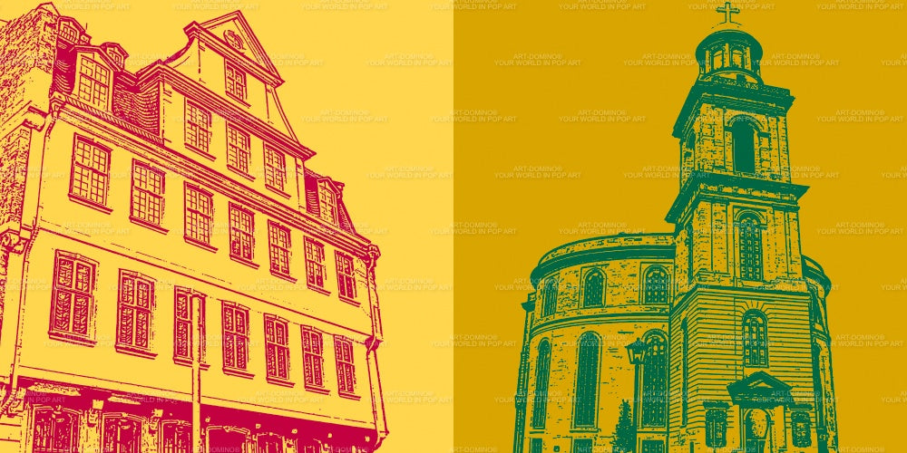 Leinwandbild Classics - Deutschland - Frankfurt - 2411