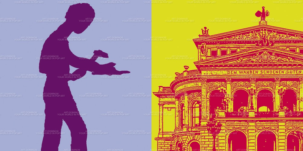 Tableau sur toile Classiques - Allemagne - Francfort - 2418