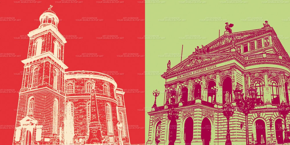 Tableau sur toile Classiques - Allemagne - Francfort - 2431