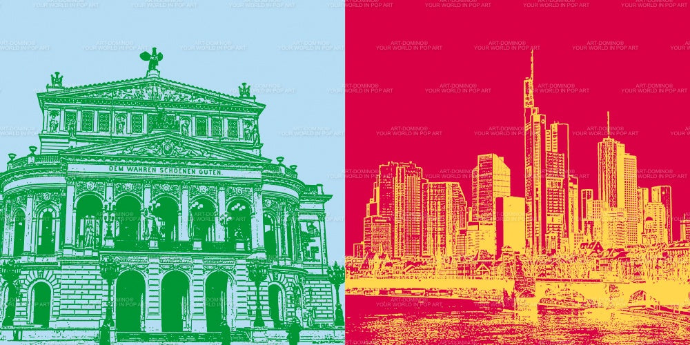 Leinwandbild Classics - Deutschland - Frankfurt - 2435