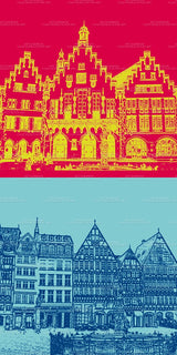 Tableau sur toile Classiques - Allemagne - Francfort - 2436
