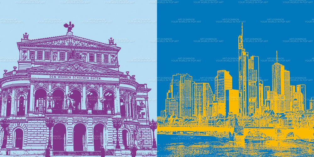 Tableau sur toile Classiques - Allemagne - Francfort - 2446