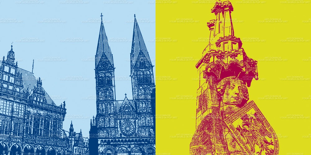 Leinwandbild Classics - Deutschland - Bremen - 2704