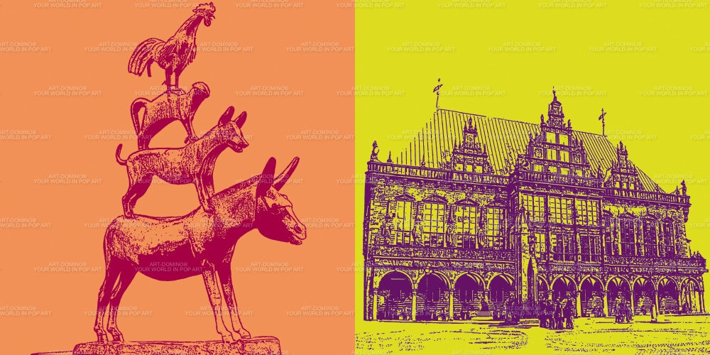 Leinwandbild Classics - Deutschland - Bremen - 2708