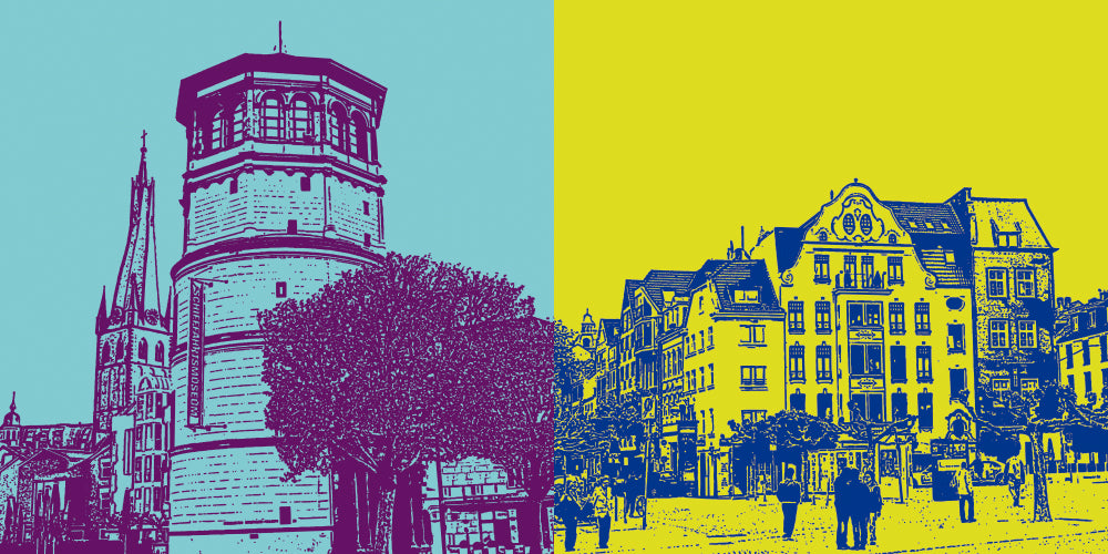 Tableau sur toile Classiques - Allemagne - Düsseldorf - 2806