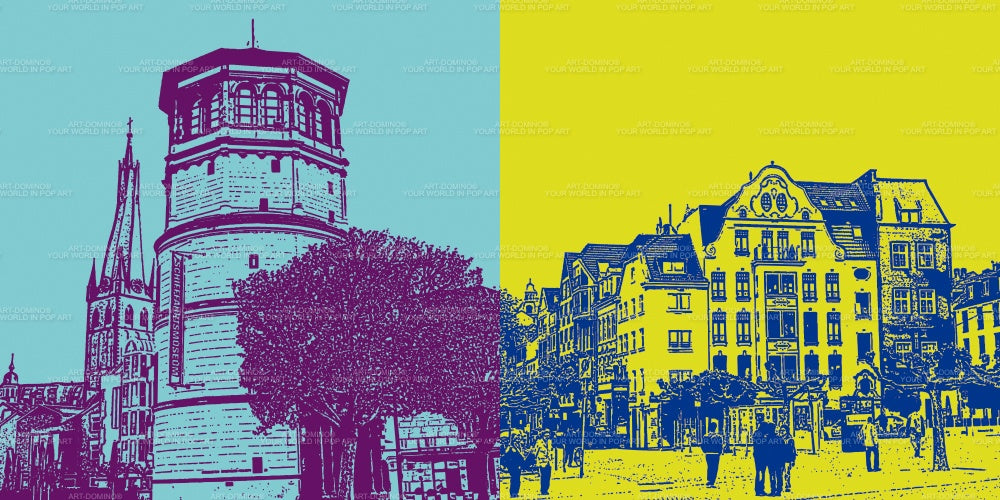 Leinwandbild Classics - Deutschland - Düsseldorf - 2806